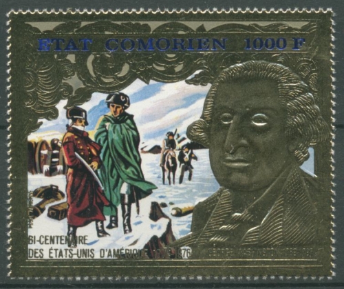 Komoren 1976 200 Jahre Unabhängigkeit der USA George Washington 264 A postfrisch