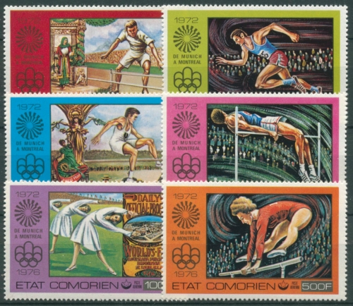 Komoren 1976 Olympische Sommerspiele Montreal Hochsprung 275/80 A postfrisch