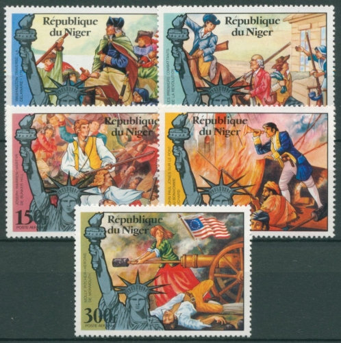 Niger 1976 200 Jahre Unabhängigkeit der USA 514/18 postfrisch