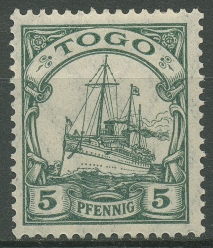 Togo 1918 Kaiseryacht Hohenzollern 21 mit Falz