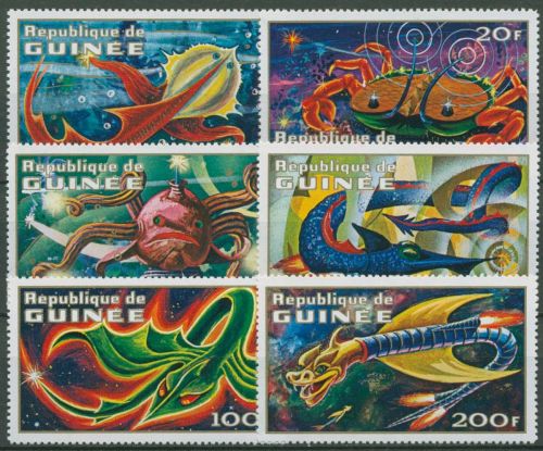 Guinea 1972 Fantasiewesen 610/15 A postfrisch