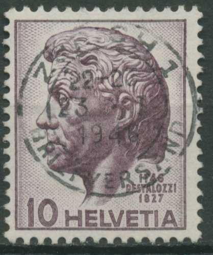 Schweiz 1946 200. Geburtstag von Johann Heinrich Pestalozzi 469 gestempelt