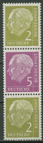 Bund 1955 Heuss Zusammendruck S 18 postfrisch