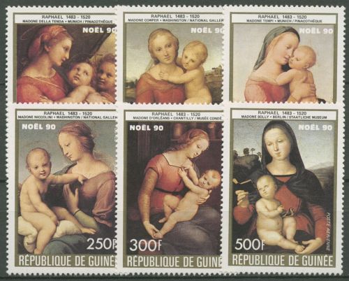 Guinea 1991 Weihnachten Gemälde von Raffael 1301/06 A postfrisch