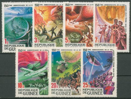 Guinea 1979 Jules Verne Illustrationen 843/49 A postfrisch