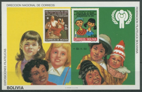 Bolivien 1980 Jahr des Kindes Block 97 postfrisch (C27913)