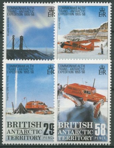 Britische Antarktis 1988 Transantarktis-Expedition 1955, 148/51 postfrisch