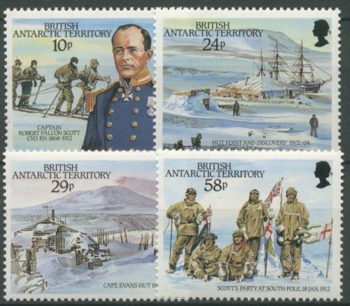 Britische Antarktis 1987 Scotts Südpolexpedition 140/43 postfrisch