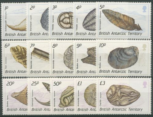 Britische Antarktis 1990 Fossilien 156/70 postfrisch