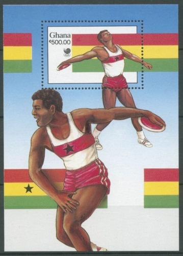 Ghana 1988 Olympische Sommerspiele Seoul Block 131 postfrisch (C28012)