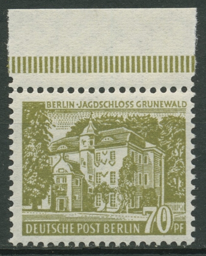 Berlin 1954 Berliner Bauten mit Oberrand 123 OR postfrisch
