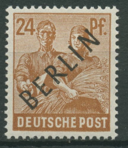 Berlin 1948 Schwarzaufdruck 9 postfrisch