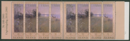 Aland 2003 Sommerlandschaft Markenheftchen MH 11 postfrisch (C17481)