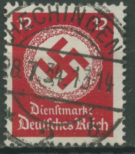 Deutsches Reich Dienstmarken 1942/44 Hakenkreuz D 172 a gestempelt