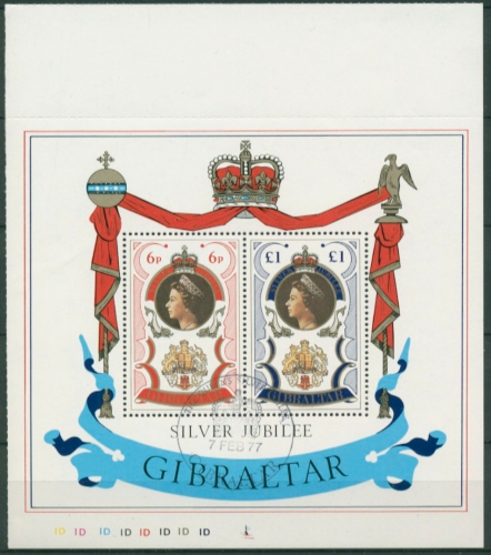 Gibraltar 1977 Königin Elisbeth II. Block 3 gestempelt (C30884)
