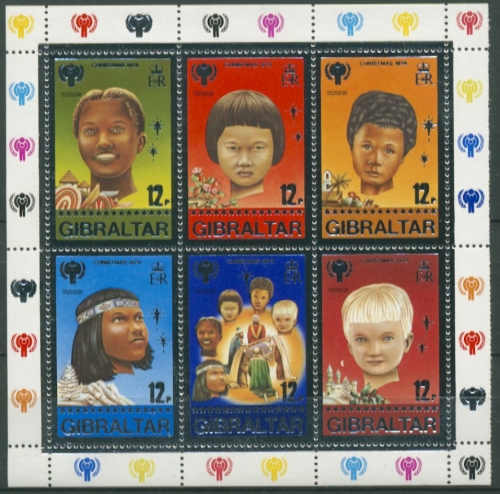 Gibraltar 1979 Int. Jahr des Kindes Block 6 postfrisch (C30888)