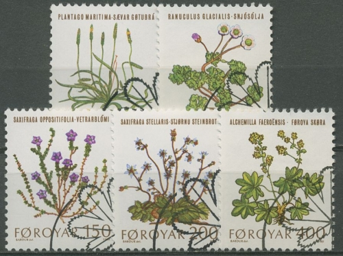 Färöer 1980 Feldblumen 48/52 gestempelt