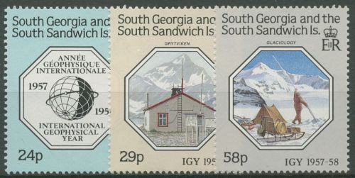 Südgeorgien 1987 Internationales Geophysikalisches Jahr 165/67 postfrisch