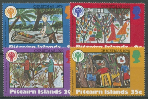 Pitcairn 1979 Weihnachten Int. Jahr des Kindes 188/91 postfrisch