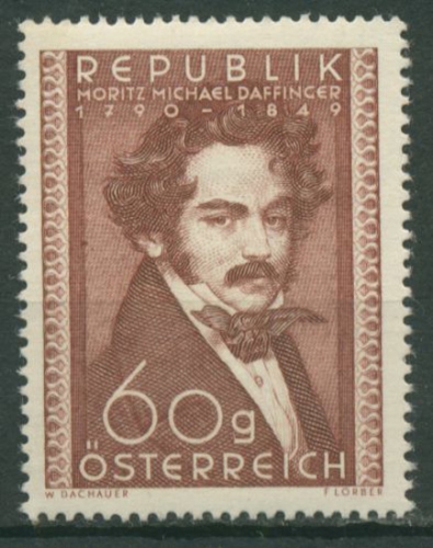 Österreich 1950 160. Geburtstag von Moritz Daffinger, Maler 948 postfrisch