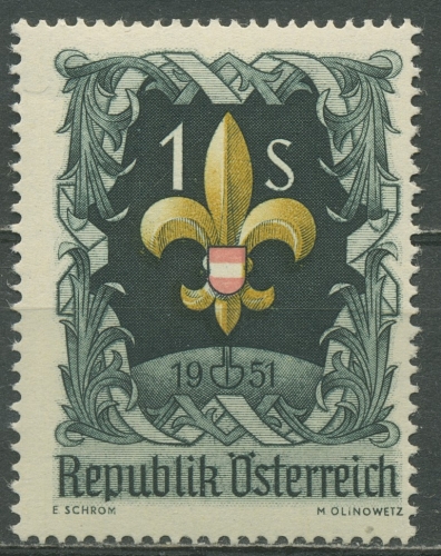 Österreich 1951 7. Weltpfadfindertreffen Bad Ischl 966 postfrisch
