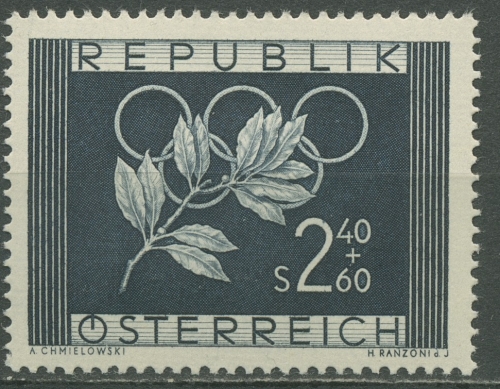 Österreich 1952 Olympische Spiele Oslo und Helsinki 969 postfrisch