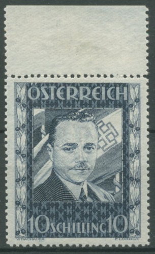 Österreich 1936 Bundeskanzler Engelbert Dollfuß 588 postfrisch