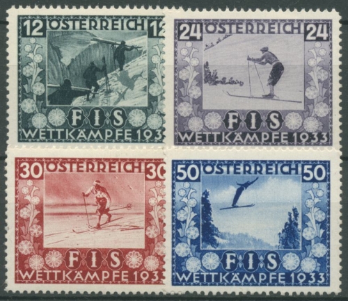 Österreich 1933 FIS-Wettkämpfe Innsbruck 551/54 postfrisch