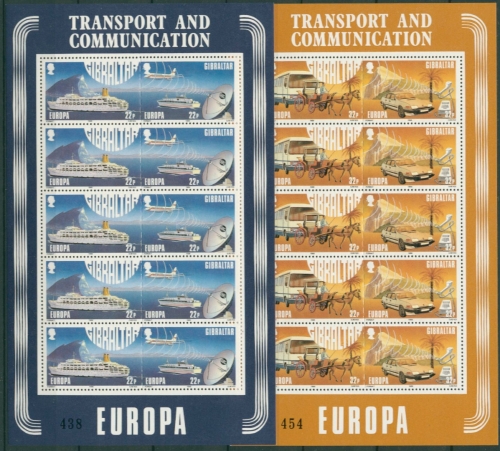 Gibraltar 1988 Europa: Transport und Kommunikation 544/47 K postfrisch (C30949)