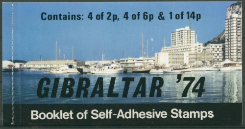 Gibraltar 1974 100 Jahre Weltpostverein UPU MH 1 postfrisch (C30967)
