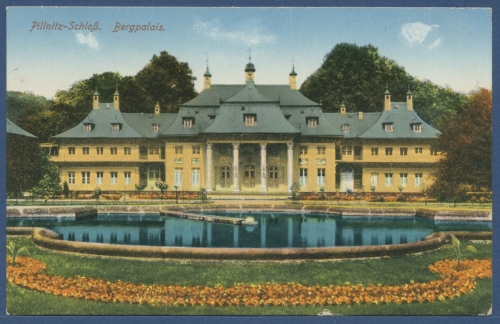 Dresden Pillnitz Schloß Bergpalais, gelaufen 1926 (AK1934)