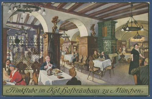 München Trinkstube im Königl. Hofbräuhaus, ungebraucht (AK2020)