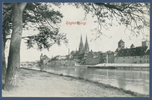 Regensburg Altstadt mit Dom, ungebraucht (AK1992)