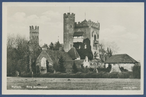 Pullach Burg Schwaneck heute Jugendherberge, ungebraucht (AK2089)
