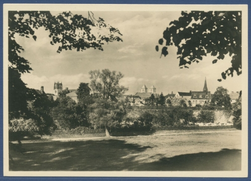 Münster in Westfalen Blick auf die Altstadt, ungebraucht (AK2198)