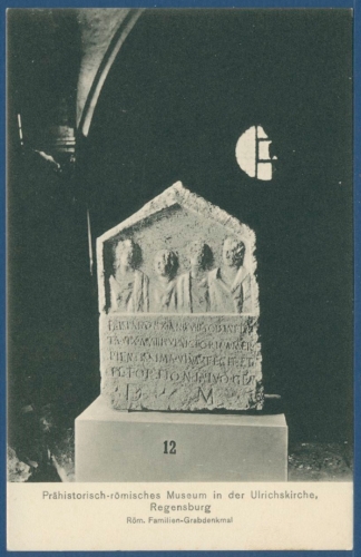 Regensburg Röm. Familien-Grabdenkmal in der Ulrichskirche, ungebraucht (AK2151)