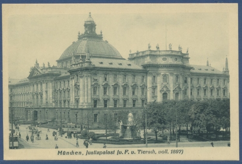 München Justizpalast, ungebraucht (AK2120)