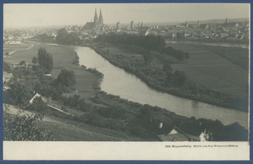 Regensburg Blick von den Winzerer Höhen, ungebraucht (AK2110)