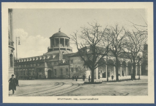 Stuttgart Königliches Kunstgebäude, ungebraucht (AK2339)