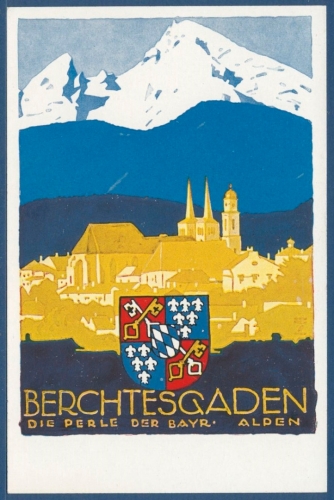 Berchtesgaden Sonderfahrt der Reichsbahndirektion Kassel, ungebraucht (AK2287)