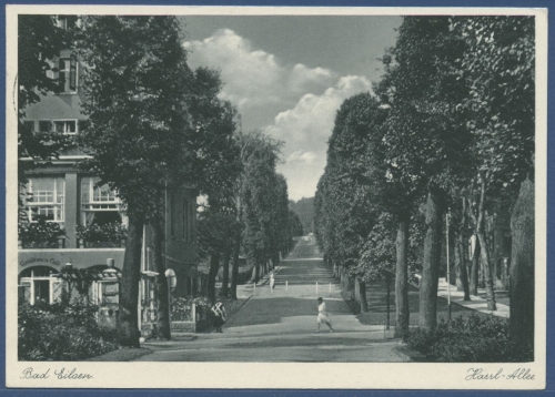 Bad Eilsen Harrl-Allee, gelaufen 1939 (AK2278)