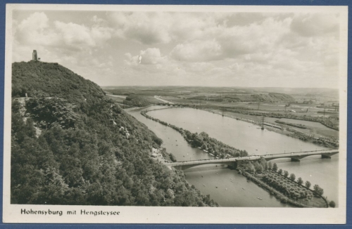 Hohensyburg mit Hengsteysee, ungebraucht (AK2376)
