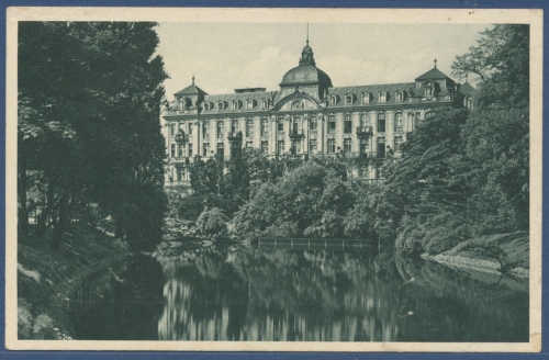 Düsseldorf Parkhotel, gelaufen 1930 Marke fehlt (AK2375)
