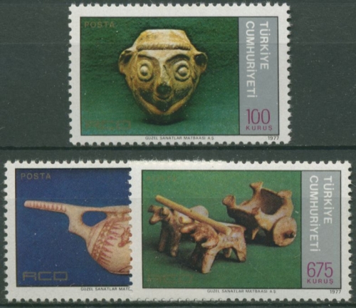 Türkei 1977 Zusammenarbeit Türkei, Pakistan etc. (RCD) 2420/22 postfrisch