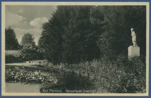 Bad Pyrmont Gänseliesel-Standbild, ungebraucht (AK2357)