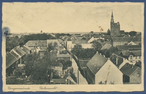 Tangermünde Teilansicht, gelaufen 1939 Marke fehlt (AK2404)
