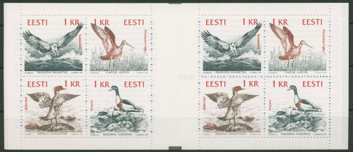 Estland 1992 Tiere Ostseeküste Vögel MH 1 postfrisch (C90199)