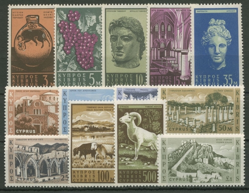 Zypern 1962 Fremdenverkehr 202/14 postfrisch