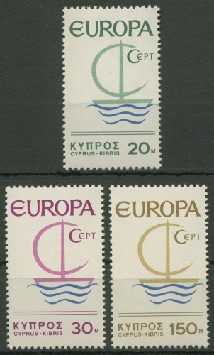 Zypern 1966 Europa CEPT 270/72 postfrisch