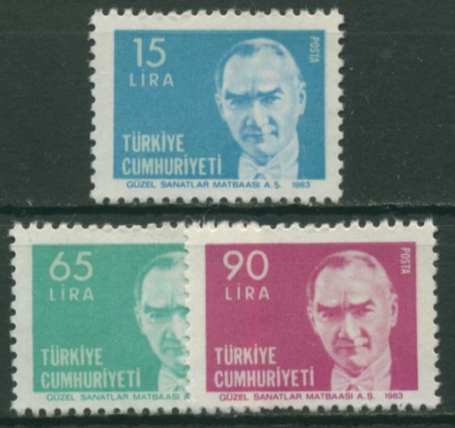 Türkei 1983 Atatürk 2660/62 postfrisch